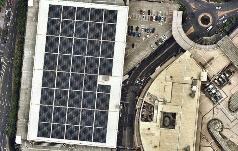 Chadstone Carpark A rooftop solar array